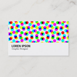 Hi-Phi - Colour Halftone Pattern Business Card
