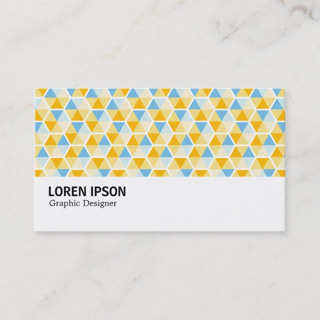 Hi-Phi - Hexagon Pattern 03 Business Card (Front)