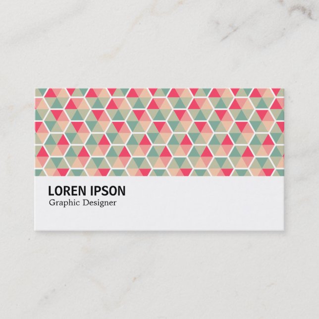 Hi-Phi - Hexagon Pattern 04 Business Card (Front)