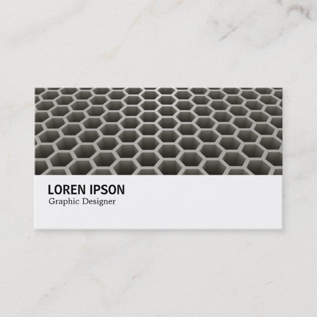 Hi-Phi - Honeycomb Perspective Warm Business Card (Front)