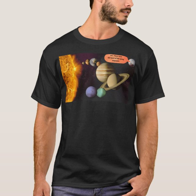 Hi Pluto Here T-Shirt (Front)