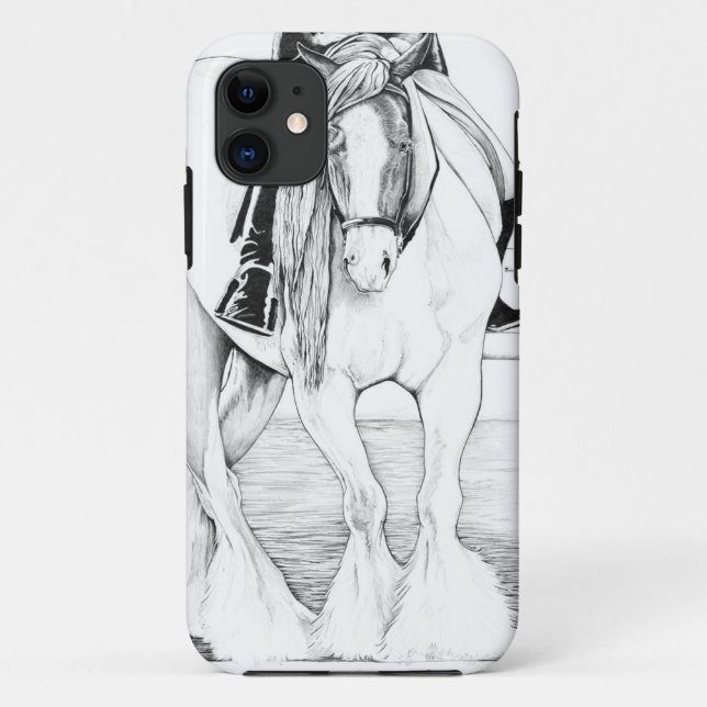 Hi-Point ~ Gypsy Vanner iPhone Case (Back)