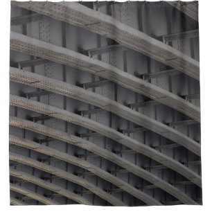 Hi-rise building shower curtain