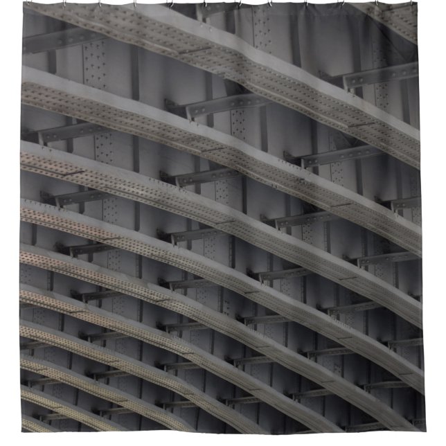 Hi-rise building shower curtain (Front)