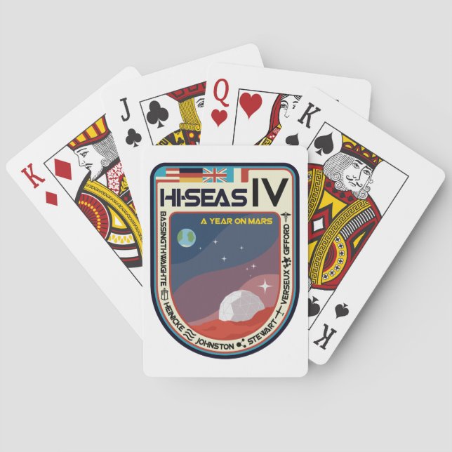 HI-SEAS IV Playing Cards (Back)