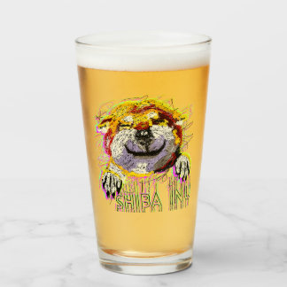 "HI" SHIBA INU GLASS