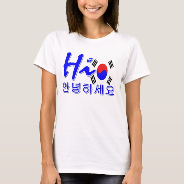 Hi South Korea T-Shirt (Front)