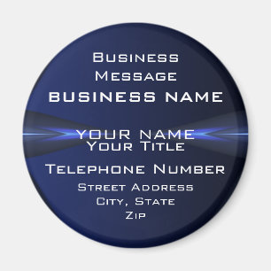 Hi Tec Futuristic Business Magnets