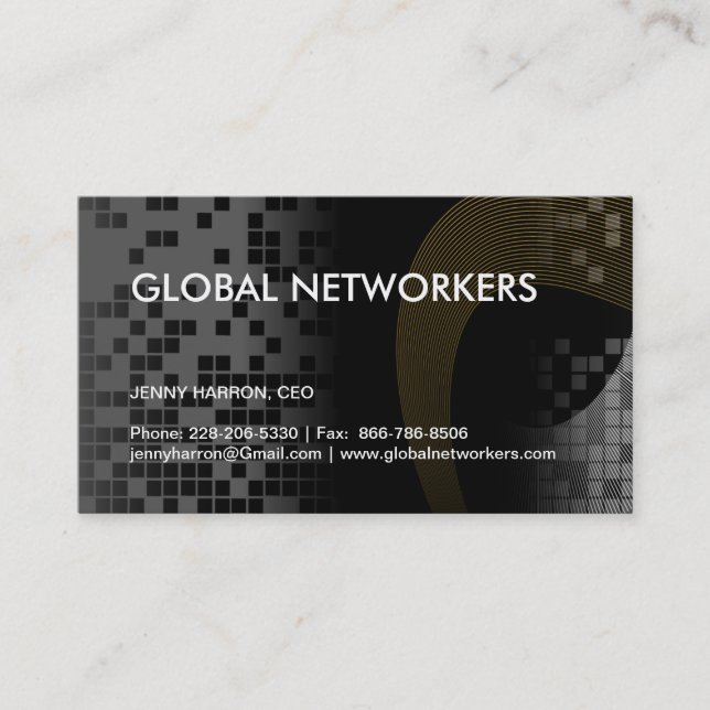 Hi-Tech Business Card (Front)