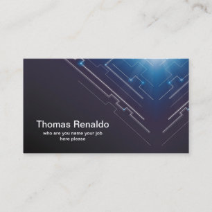 hi tech business card