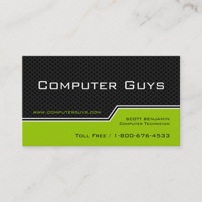 Hi-Tech Business Cards (Front)