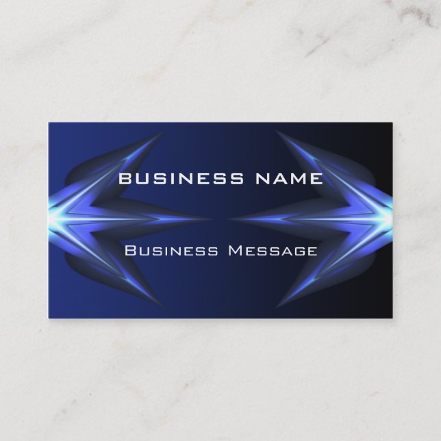 Hi Tech Futuristic Business Card Template (Front)