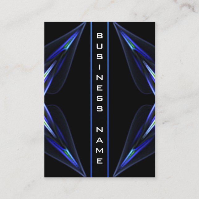 Hi Tech Futuristic Business Card Template (Front)