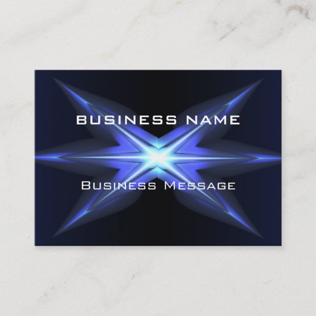 Hi Tech Futuristic Business Card Template (Front)
