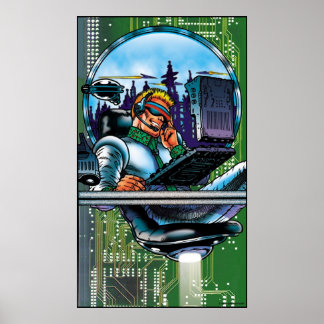 Hi-Tech Guy Poster