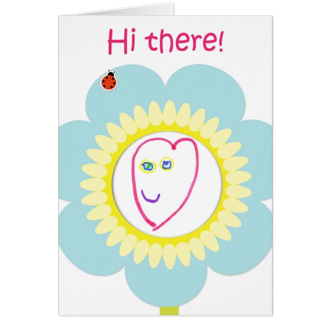 Hi There Flower - Child's Artwork (Front)