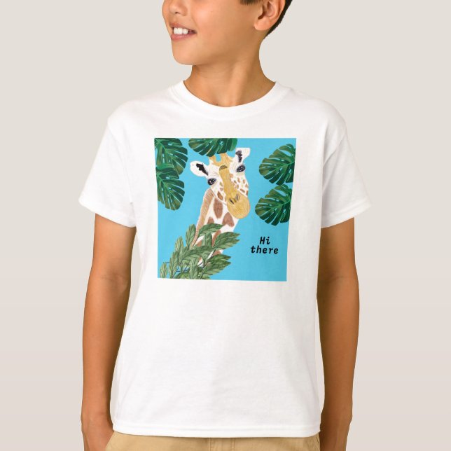 Hi there Giraffe T-Shirt (Front)