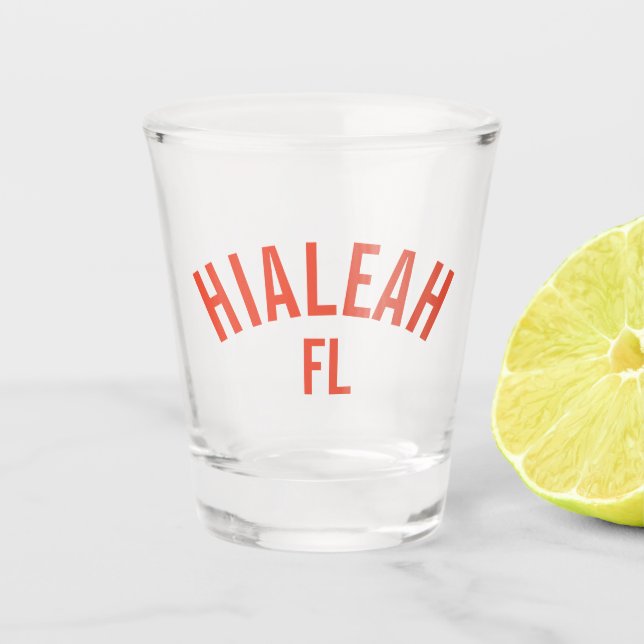 Hialeah, Florida Shot Glass (Front)