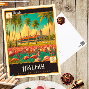 Hialeah, Florida   Vintage Postcard