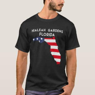 Hialeah Gardens Florida USA State America Travel F T-Shirt