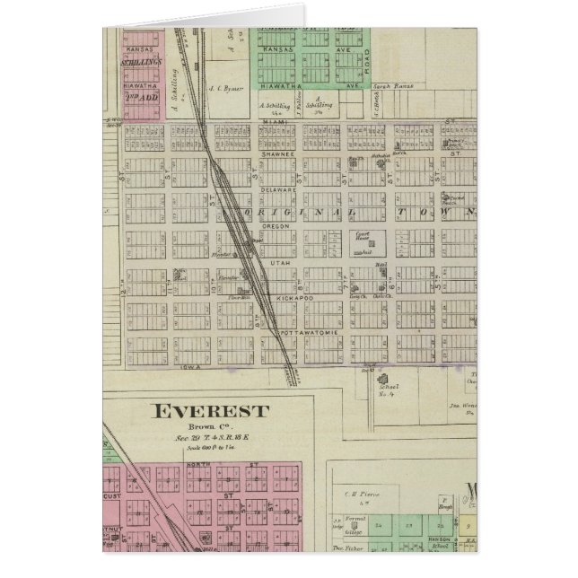 Hiawatha, Everest, Morrill, and Baker, Kansas (Front)