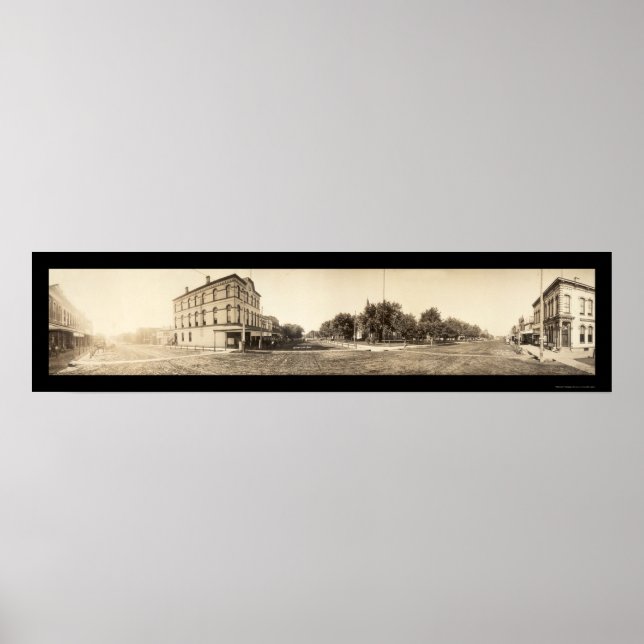 Hiawatha KS Photo 1909 Poster (Front)