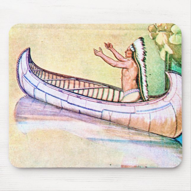Hiawatha Magic Canoe Mouse Pad (Front)