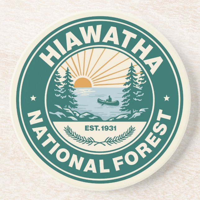 Hiawatha National Forest Coaster (Front)