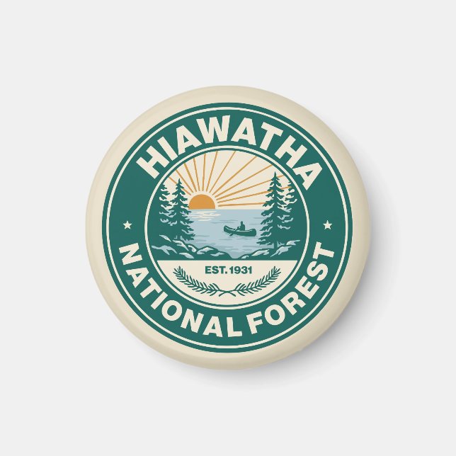 Hiawatha National Forest Magnet (Front)