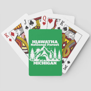 Hiawatha National Forest Michigan Playing Cards
