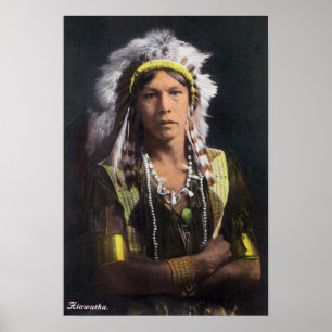 Hiawatha Portrait Poster