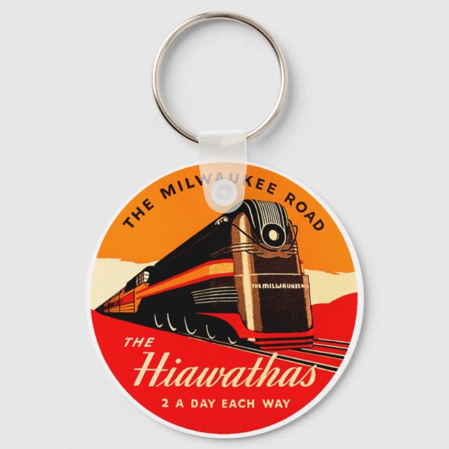 Hiawathas Train Key Ring (Front)
