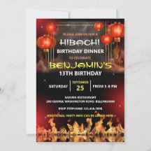 Hibachi Birthday Dinner Party