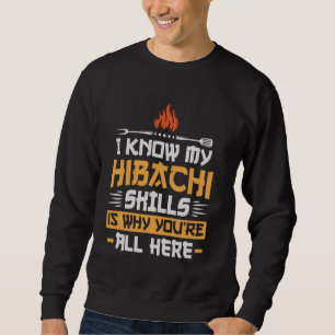 Hibachi Chef BBQ Grill Master Sweatshirt