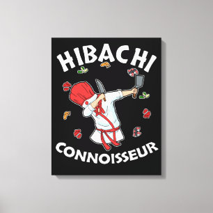 Hibachi Connoisseur Hibachi Grill Gift Hibachi Canvas Print