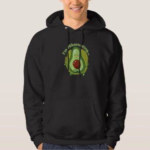 Hibernation I'm Hibernating Avocado Yoga Relaxing Hoodie