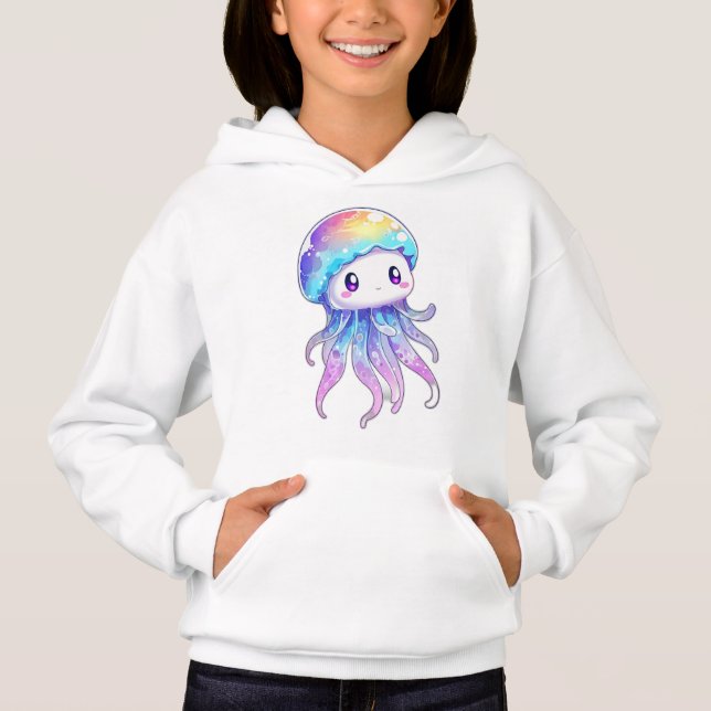 Hibi Style Moon Jellyfish hoodie (Front)
