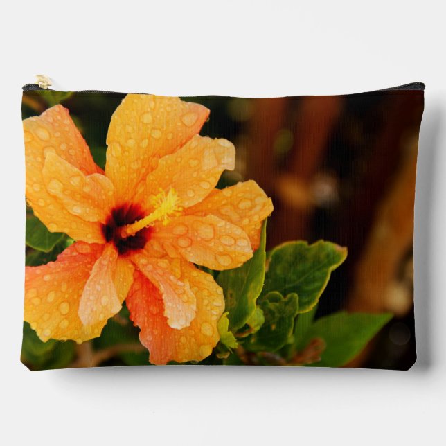 Hibiscus Accessory Pouch (Front)
