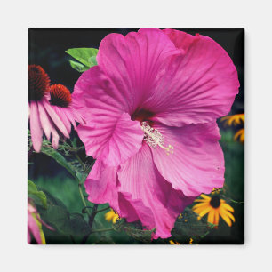 Hibiscus And Friends Flower Garden Magnet