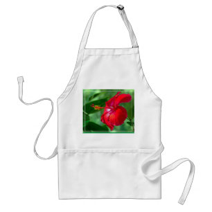 Hibiscus Blossom Adult Apron