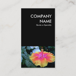 hibiscus business card