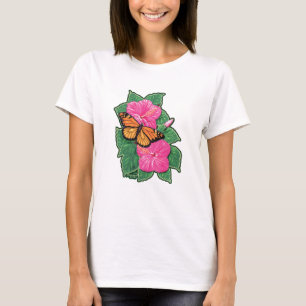 Hibiscus & Butterfly T-Shirt