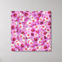 Hibiscus - Chinese Rose Flower Pattern