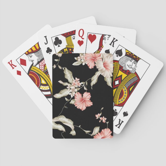 Hibiscus Delight Playing Cards (Back)
