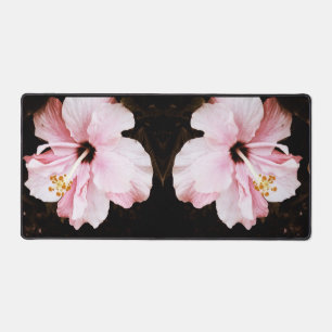 hibiscus desk mat