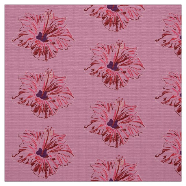 Hibiscus Fabric (Swatch)