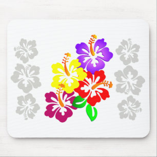 Hibiscus Floral Mousepad