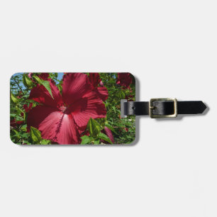Hibiscus Flower and Blue Sky Luggage Tag