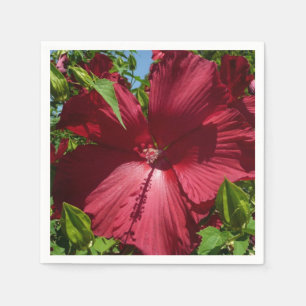 Hibiscus Flower and Blue Sky Napkin