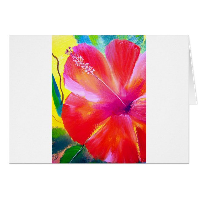 Hibiscus Flower Art (Front Horizontal)
